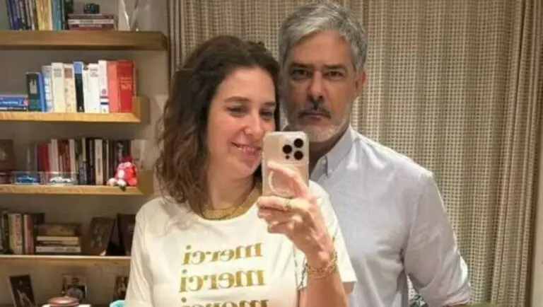 Willian bonner e Natasha Dantas