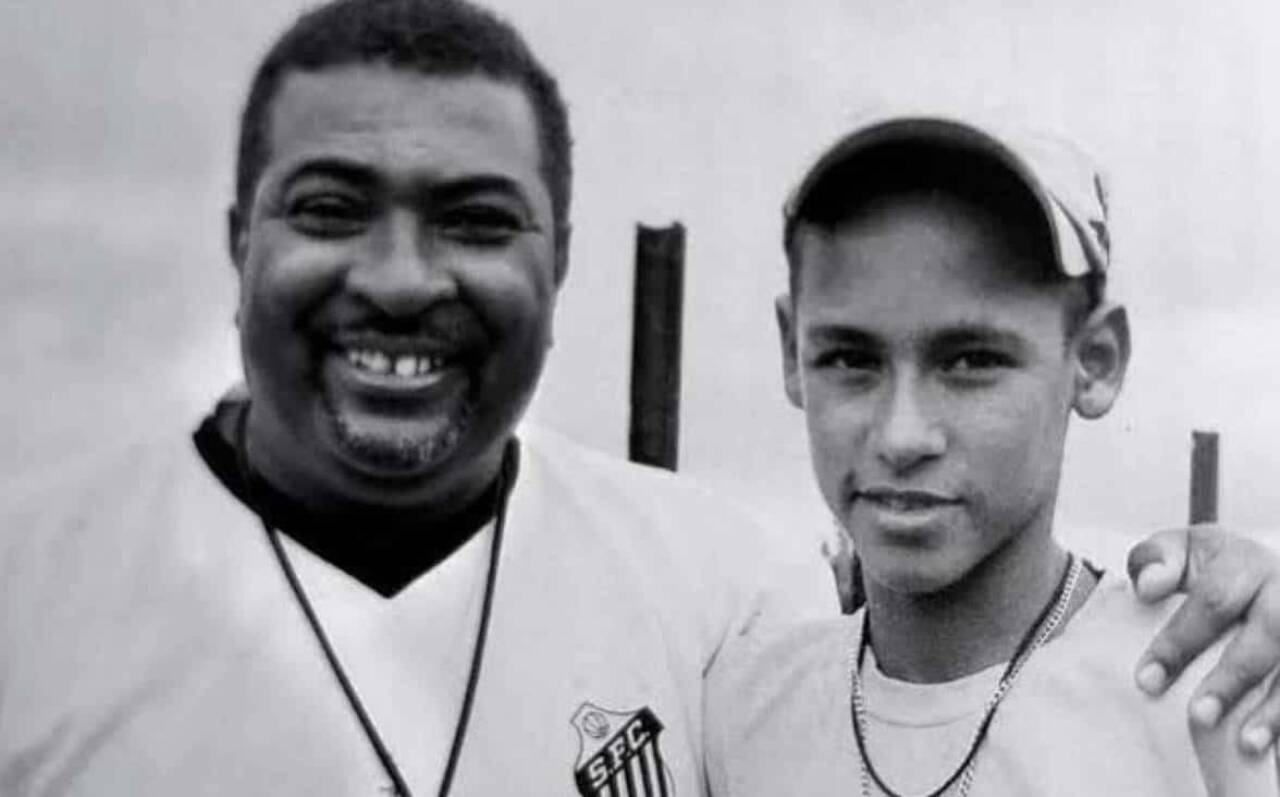 Neymar presta homenagem emocionante no velório de Betinho, o olheiro que o descobriu