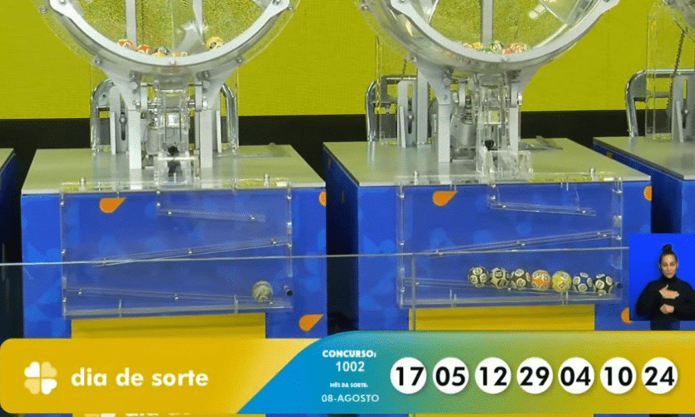 Resultado do Dia de Sorte 1002: prêmio de R$ 150 mil e números sorteados com o mês da sorte de Agosto