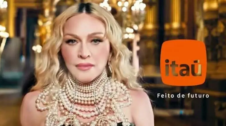 Itaú foi a patrocinadora master da apresentação da rainha do pop na praia de Copacabana / Divulgação