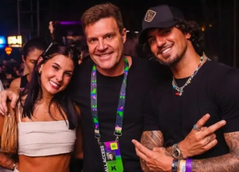 Ana Castela e Gabriel Medina