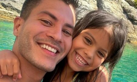 Arthur Aguiar e filha