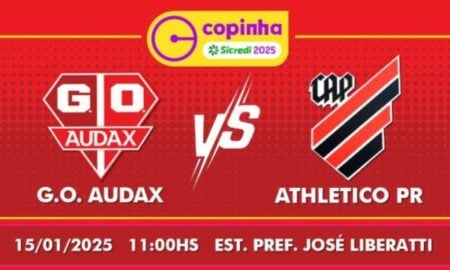 Audax x Athletico na Copinha 2025