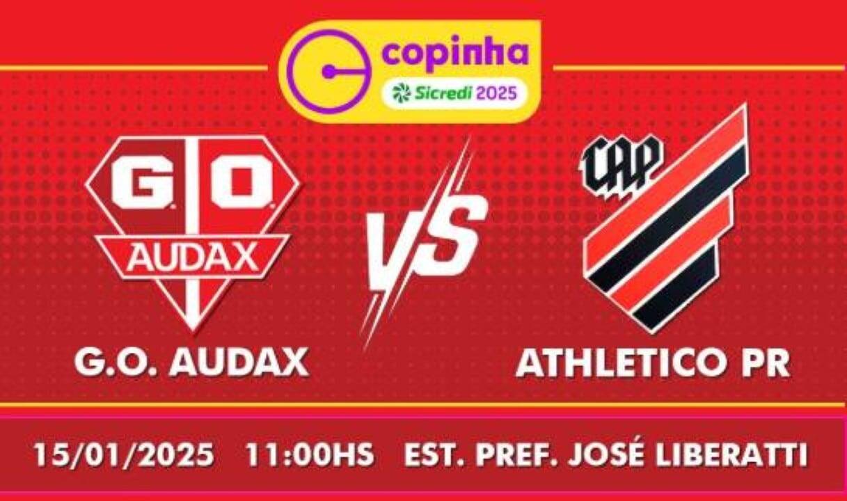Audax x Athletico na Copinha 2025