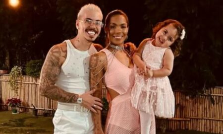 Biel, Tays Reis e filha