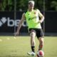 Capasso em ação no treino do Vasco