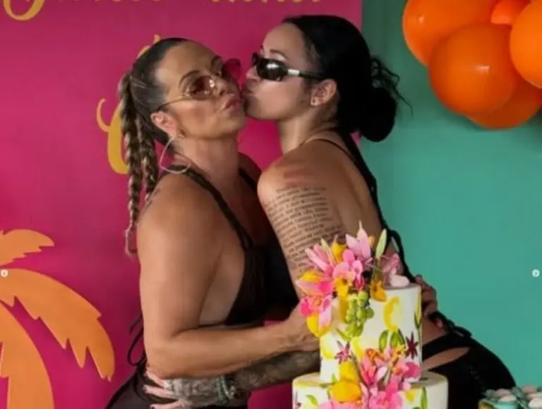 Carla Perez e filha