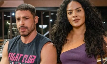 Cauã Reymond e Bella Campos
