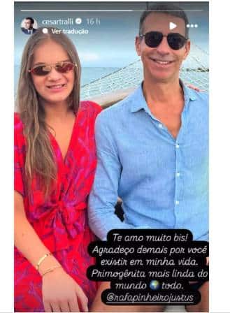 Cesar Trali e Rafaela justus