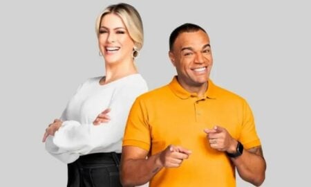 Denílson fez dupla com Renata Fan