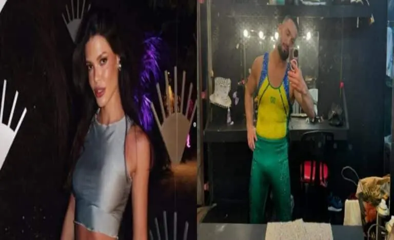 Diego Hypólito e Vitória Strada