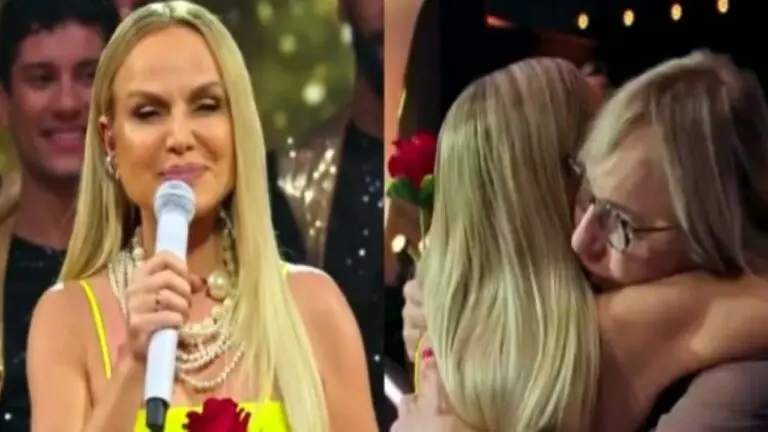 Eliana e sua mãe, dona Eva