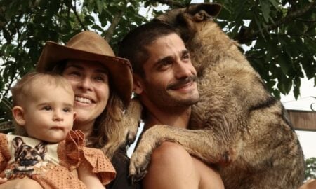 Fernanda Paes Leme e família