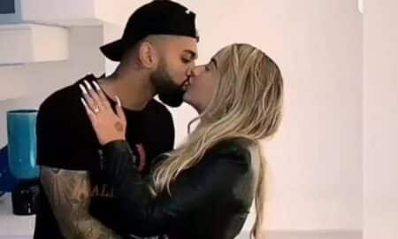 Gabigol e namorada Rafaella Santos