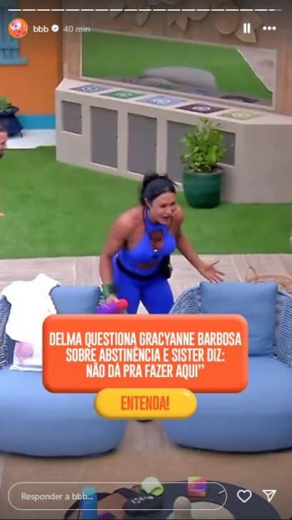 Gracyanne Barbosa sobre abstinencia