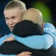 Haaland e Pep Guardiola