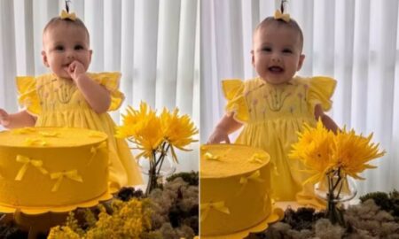 Helena, filha caçula de Neymar