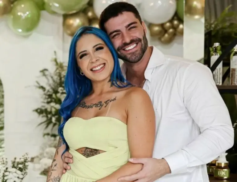 Ianka Cristini e o marido, Bruno Martins