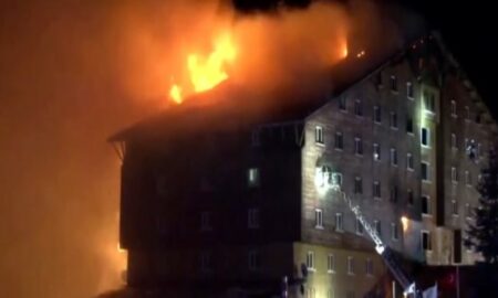 Incêndio em hotel na Turquia
