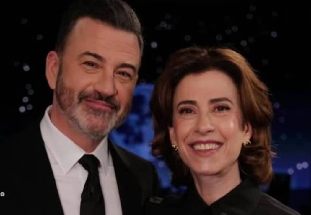 Jimmy Kimmel e Fernanda Torres