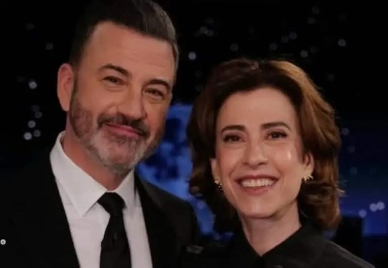 Jimmy Kimmel e Fernanda Torres