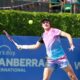 João Fonseca em ação no Challenger de Camberra