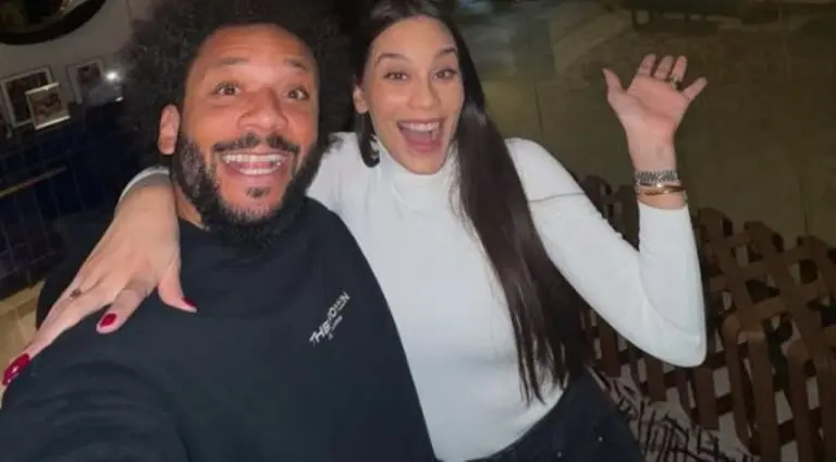 Jogador Marcelo e Clarice Alves