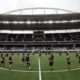 Jogadores do Botafogo treinam no Nilton Santos