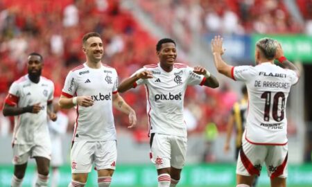 Jogadores do Flamengo