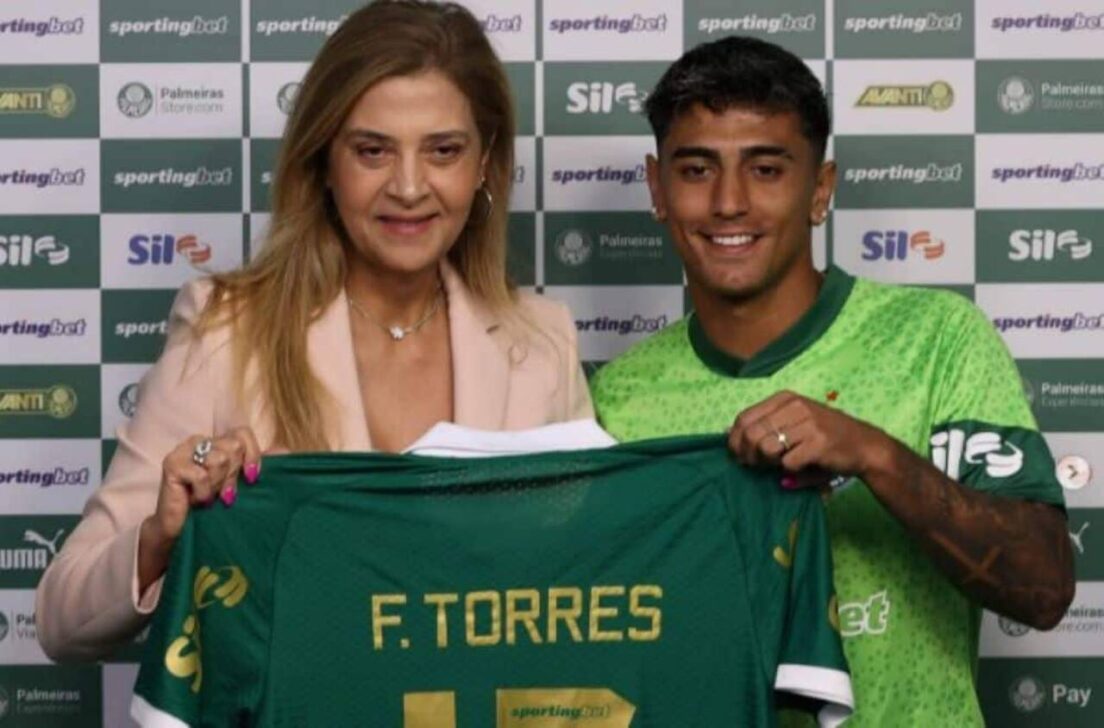 Leila Pereira e Facundo Torres