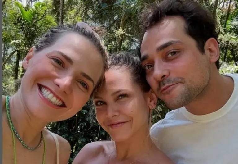 Leticia, esposa e Eduardo
