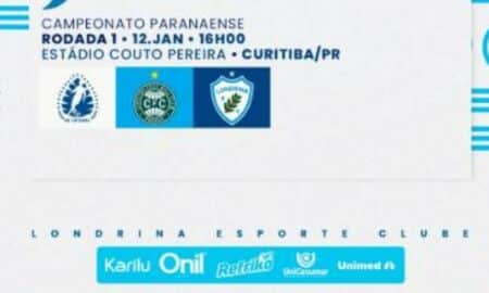 Onde assistir ao vivo Coritiba x Londrina pelo Campeonato Paranaense 2025