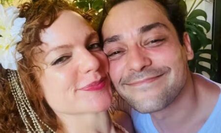 Maria Eduarda de Carvalho e Eduardo Sterblitch