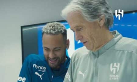 Neymar e Jorge Jesus