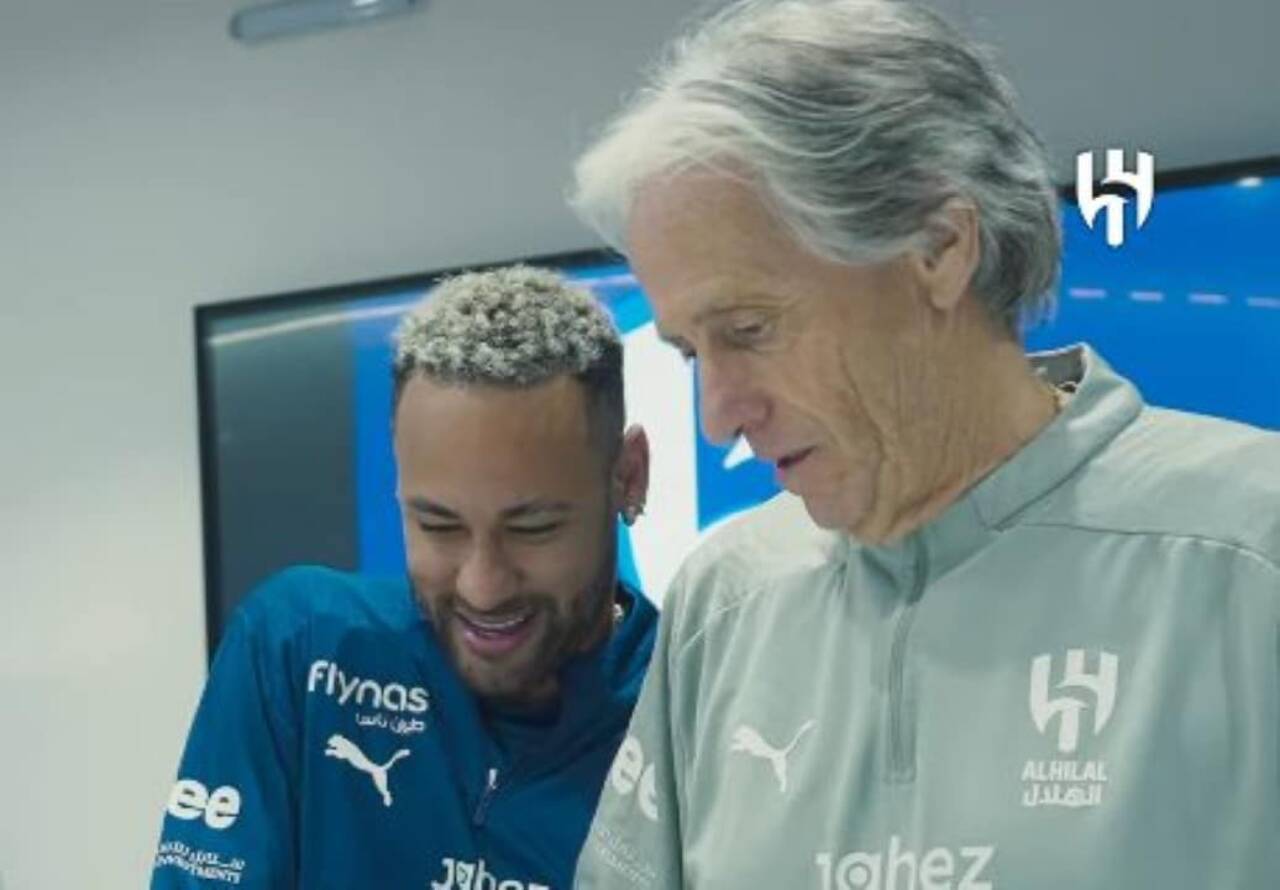 Jorge Jesus aponta desafios físicos de Neymar e futuro incerto no Al-Hilal