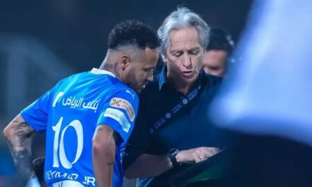 Neymar e Jorge Jesus Al Hilal
