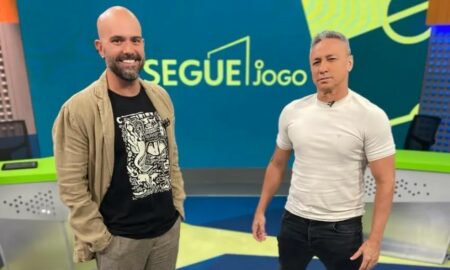 Paulo Nunes ao lado de Lucas Gutierrez