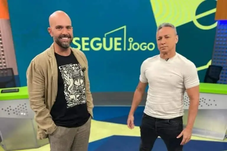 Paulo Nunes ao lado de Lucas Gutierrez