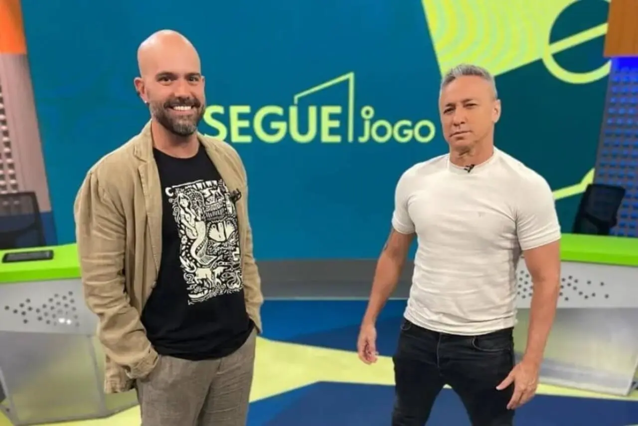 Paulo Nunes ao lado de Lucas Gutierrez
