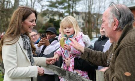 Princesa Kate e criança