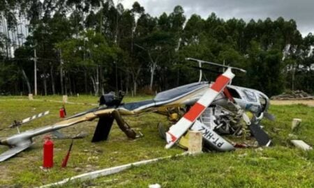 Queda Helicoptero Santa Catarina