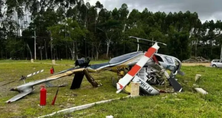 Queda Helicoptero Santa Catarina