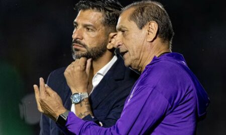 Ramón Díaz e o filho Emiliano comandam o Corinthians
