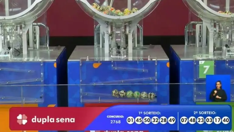 Resultado Dupla Sena 2768