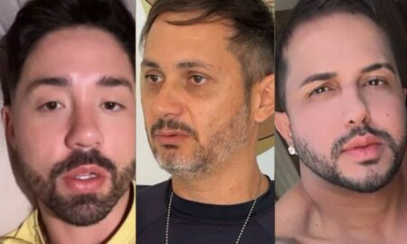 Rico Melquiades, Delegado Lucimério Campos e Babal Guimarães