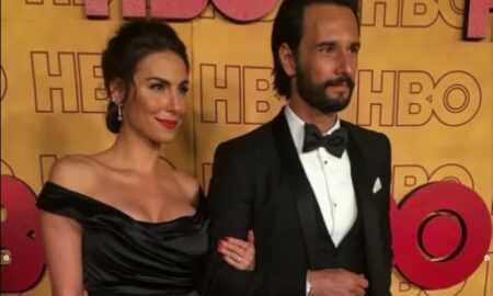 Rodrigo Santoro e esposa