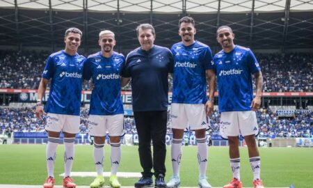 Rodriguinho, Fagner, Pedro Lourenço, Eduardo e Christian; Cruzeiro