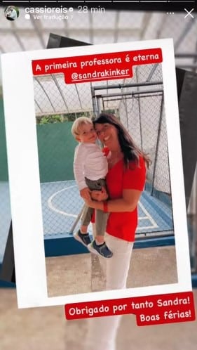 Romeu, filho de Fernada Vasconcelos e Cássio Reis