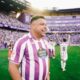 Ronaldo na comemoração da subida do Valladolid