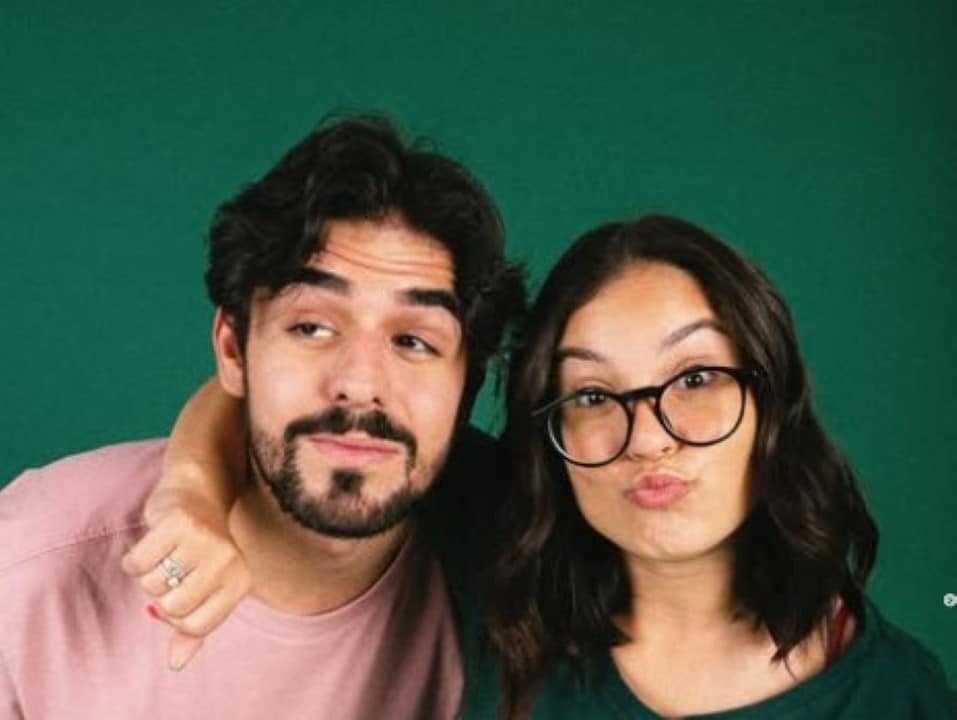 Samanta Alvez e namorado